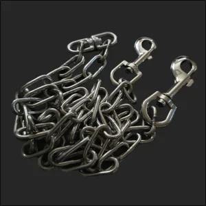 국산 스덴 스텐 개줄 4mm 시골 진돗개 대형 반려 목체인 초크 쇠목 개목 애견 견리드 동물 견목 체인형