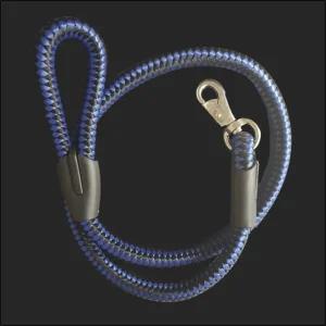 실줄 청줄 개줄 목줄 리드 20mm 파랑 검정 시골개애견산책 용품 강아지 펫줄