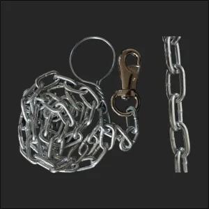 국산 체인 개줄 6mm 시골 진돗개 대형 반려 애견 목초크 쇠목 개목 리드 동물 견목 형목