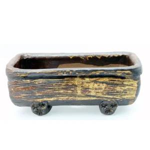 신 여물통 중 도자기 화분 - 다육분 옹기 핸드메이드집 예쁜 식물 선물 장식 디자인 꾸미기 정원 인테리어