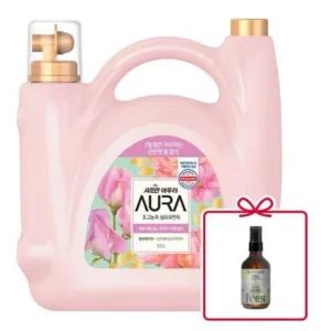 아우라 윌유메리미 대용량 섬유유연제 5.5L+아우라 알콜리크 멀티퍼퓸 150ml 포레스트향 엘지생활건강 고급