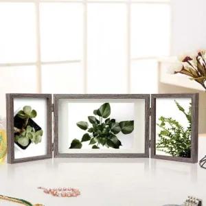 탁상용액자 포토프레임 접이식 3단 액자(5x76x8) 사진액자 5x7액자 포토액자 인테리어액자 l