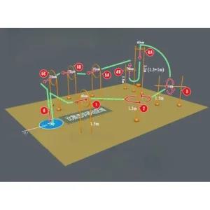 드론 장애물 서킷 레이싱 드론장애물 골대 훈련 게이트