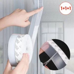 모니즈 [3M정품 한정특가] 방풍 실리콘 문풍지테이프 5m*3개(사이즈 3종 택1) 창문/바닥/각종 틈새 외