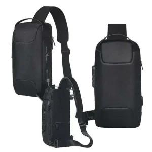 스마트 생활방수 USB충전 번호키 슬링백 메신저백 크로스백 여행용가방 힙색