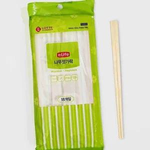 [골드스마일]나무 젓가락 개별 포장 공예 일회용 수저 백양목