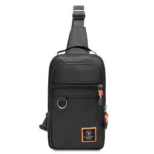 블랙- 경량 슬링백 등산 캠핑 보조백 캐주얼 어깨백남성크로스백 소지품백 가방 여행용백 용백 스포츠 크로