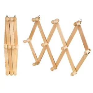 접이식 원목 고급옷걸이-대 다용도 행거 자바라옷걸이 원목옷걸이 원목행거 벽걸이행거