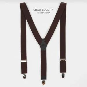 [룽스]브라운멜빵 스트릿패션멜빵