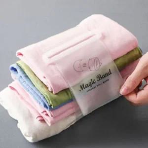 옷정리 밴드 의류 정리 타이 수건 타올 압축팩 의류압축팩 여행용압축팩 옷커버