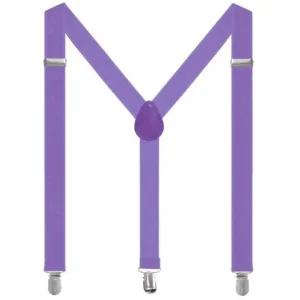 [룽스]어른 남자멜빵 얇은 어깨 집게멜빵 퍼플
