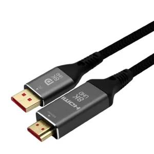 DP 1.4 to HDMI 2.1 변환 케이블 1M영상 DPTOHDMI 모니터