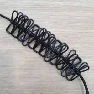 빨래줄 색상 캠필 캠핑 여행용 블랙 빨래집게 차박준비물 텐트빨래 캠핑용빨래줄