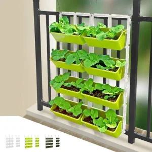 키밍 다용도 베란다 텃밭 화분 4단 8단 후크걸이 다층