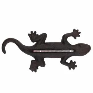 철 주물 온도계 도마뱀 장식 인테리어물금속 아날로그 게이지 인테리어벽 인테리어물 장식물 물장식