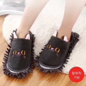 층간 소음 발 걸레 거실 청소 용 실내화 슬리퍼 신발 걸레슬리퍼 걸레실내화 청소실내화