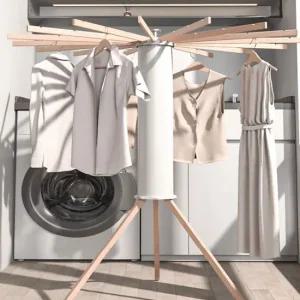 세탁 빨래 고급 나무건조대 대형 가정용 건조대 공간활용 문어건조대 대형빨래건조대