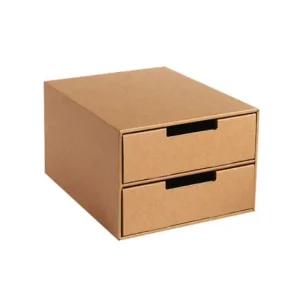 2단 종이서랍 종이서랍장 종이서랍형수납장 종이정리서랍 종이상자 서류정리함