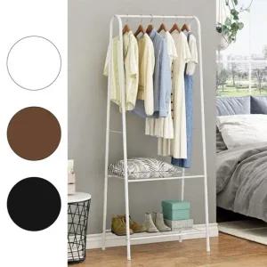 조립식 옷걸이 행거 철제 스탠드 선반 헹거 간이 옷장 스탠드옷걸이 옷걸이행거 2단행거