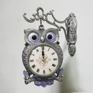 앵두부엉이(소) 주석 양면 벽시계