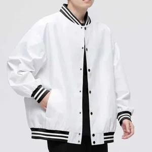 [모로엠] 야구 스타일 남성 캐주얼 간절기 자켓 ON-JUA-QWFKY72J