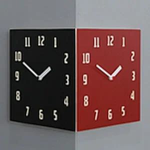 시계 벽기둥시계 인테리어 모던레트로 코너양면시계