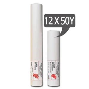 대한통상 트레싱지 연습용 12x50Y 흰색사무용설계용지 회사용 실용 롤용지 캐드롤 제도 도면 CAD