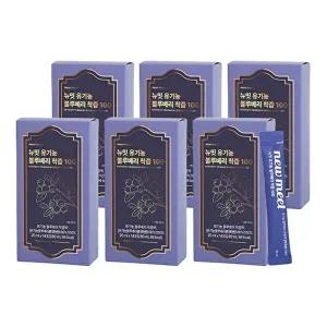 [뉴밋]뉴밋 유기농 블루베리 착즙 100 6박스