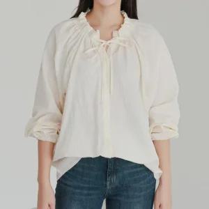 빅사이즈 511 밀키프릴카라블라우스 DLYV739