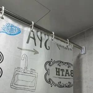 [RG5MN3TR]못없이 압축 행거 커튼봉 80 140cm