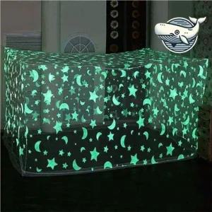 사각형 야광 모기장 텐트 아기 캠핑용 침대 여름 모기 벌레퇴치 야영용품 기본모기장