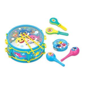 아이존 핑크퐁 아기상어 악기세트 북 탬버린 마라카스 캐스터네츠 음악놀이 캐릭터 선물