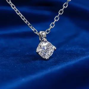 [샤밍주얼리]3부 다이아 몬드 고급 18K 목걸이 GIA 천연 프로포즈 4프롱 윈터 예물 기념일 선물