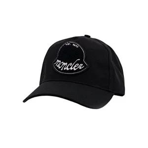 [몽클레어]25FW 로고 패치 볼캡 블랙 3B000 30 0U082 999