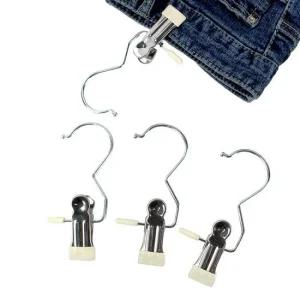 외 집게 넥타이 정리 스텐 옷가게 옷걸이 크림색 넥타이정리 스카프 정리 외집게 스텐