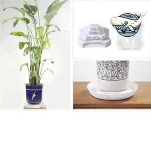 편리한 자동급수 다육식물 화분 받침대 7개 대형화분 플라스틱화분 화분물주기