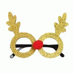 크리스마스 파티 안경 눈사람 홈 루돌프 연말 크리스마스 파티 산타 안경 겨울악세사리 소품