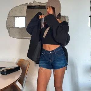 [다잇템] 여자 컷오프 진청 논스판 짧은 워싱 새깅 핫팬츠 청반바지_23853001_588872