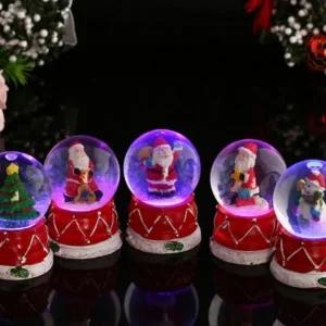 ( )크리스마스 인테리어 크리스마스 스노우 LED 워터볼