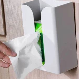 화장지케이스 소형 냅킨통 부착형 휴지 커버 케이스 휴지커버 티슈케이스 화장지케이스