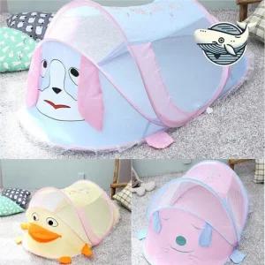 귀여운 캐릭터 여름 침대 모기장 원터치 유아 유아모기장 신생아 텐트형 아기모기장