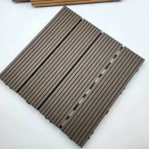다크브라운 바닥 타일 재 조립식 데크 베란다 우드 바닥재 데크타일 데크 조립식 바닥