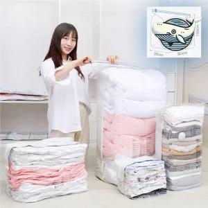 겨울철 이불 보관용 압축팩 따뜻한 옷 수납 이불압축팩 진공팩 진공압축기 이불진공팩