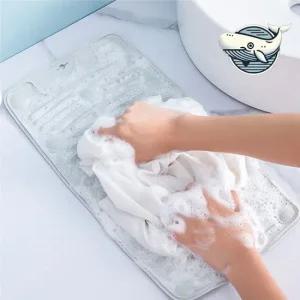 미니 실리콘 빨래판 손 세탁 옷감 관리 마찰 흡착식 손빨래용판 손빨래용 여행용빨래판