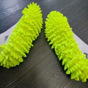 층간소음 바닥청소 슬리퍼 극세사 걸레 1쌍 머리카락 먼지 강아지 고양이 봄맞이 발