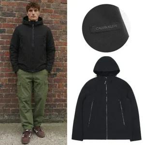 캘빈클라인 CK 남성 플리스 소프트쉘 후드 자켓