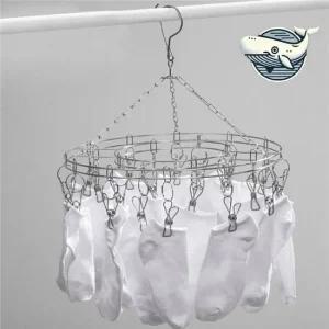 실용적인 스텐 드라이 수건 양말 건조대 간편한 양말건조대 양말걸이 스텐빨래집게
