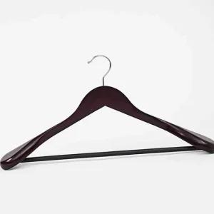 나무 옷걸이 코트 어깨 뿔방지 고급 원목 옷가게 5p 고급원목옷걸이 옷가게옷걸이