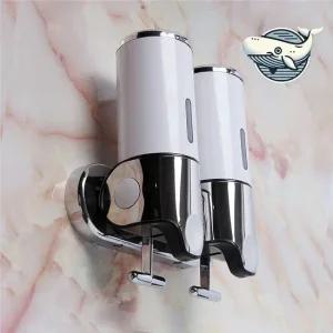 욕실 벽걸이 투구 물비누 디스펜서 물비누 샴푸 린스 바디워시 리필액 용기 푸시형 샤워장