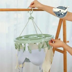 단단한 소재 미니 빨래건조대 양말 브라 빨래 건조 스텐